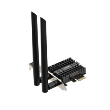 EDUP PCI-E WiFi 6 Network Card AX1800Mbps Bluetooth 5.2 Heat Sink 802.11AX 2.4Ghz/5.8Ghz Wireless PCIe Network Wi-Fi 6 Card PCI Express WiFi Adapters 6dBi Dual Band Antenna for Windows 10 64-bit - EP-9658GS  
